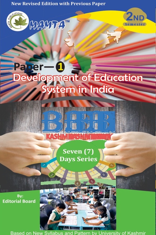 B.Ed Paper 1 Education System