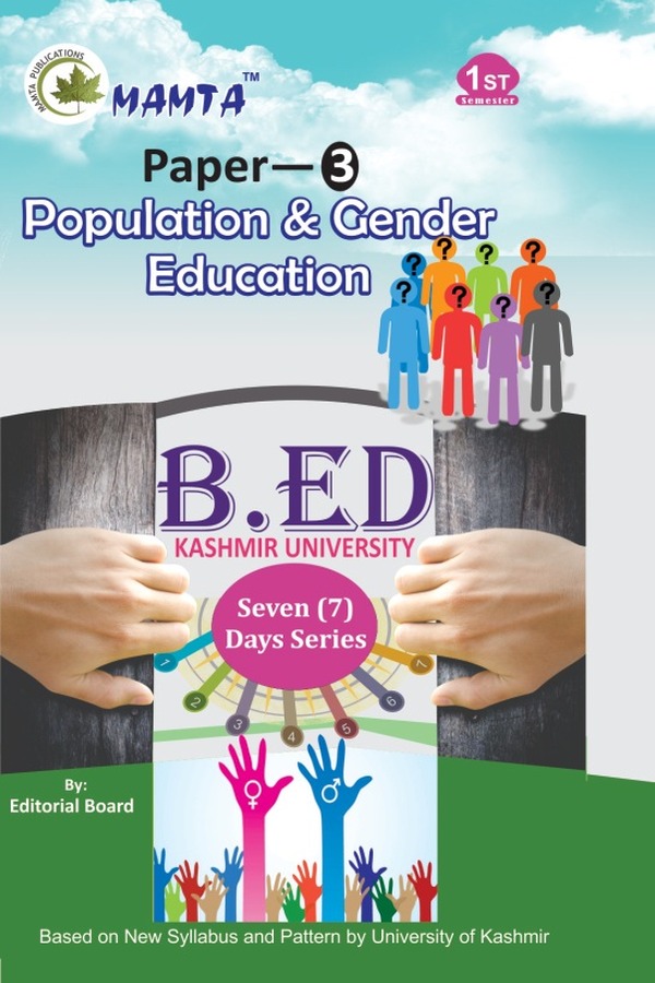 B.Ed Paper 3 Population Gender