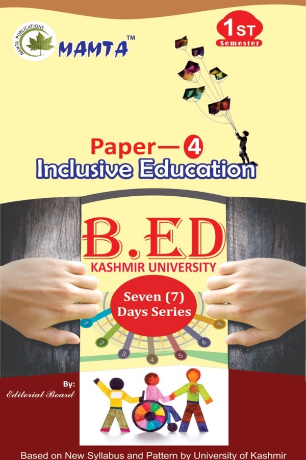 B.Ed Paper 4 Inclusive Education