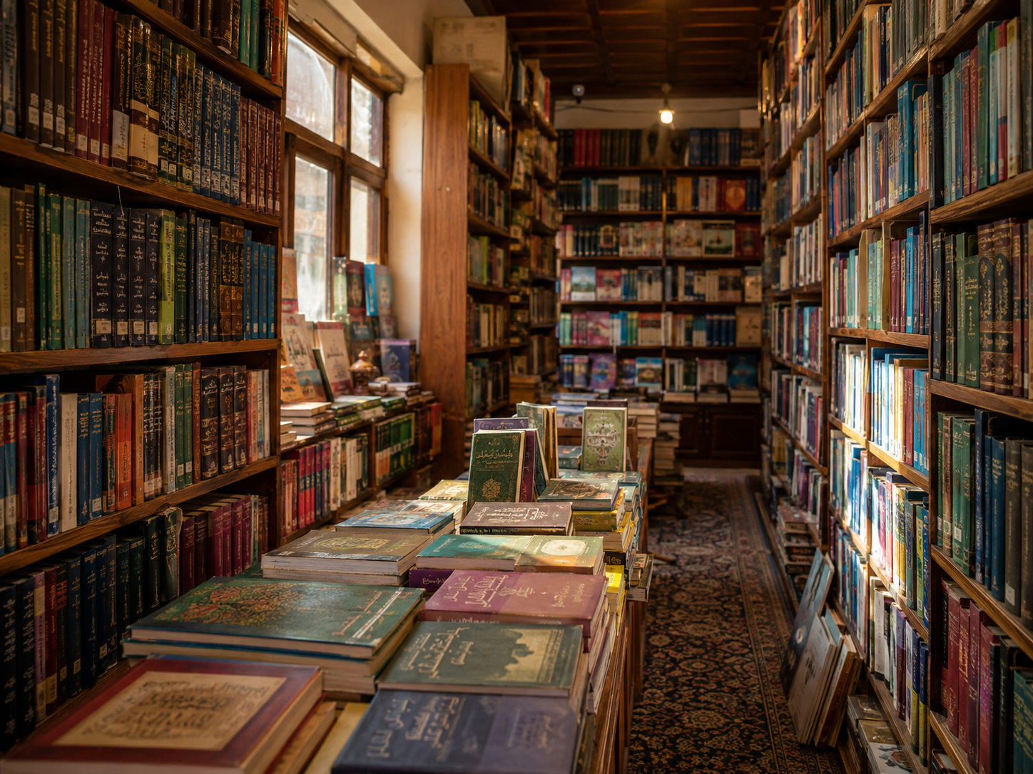 Mamta Publications academic textbook bookstore interior in Srinagar